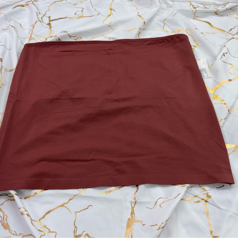 Stylish Women's Burgundy Mini Skirt